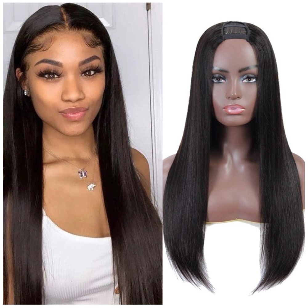 U-Part Wig 100% Remy Human Hair